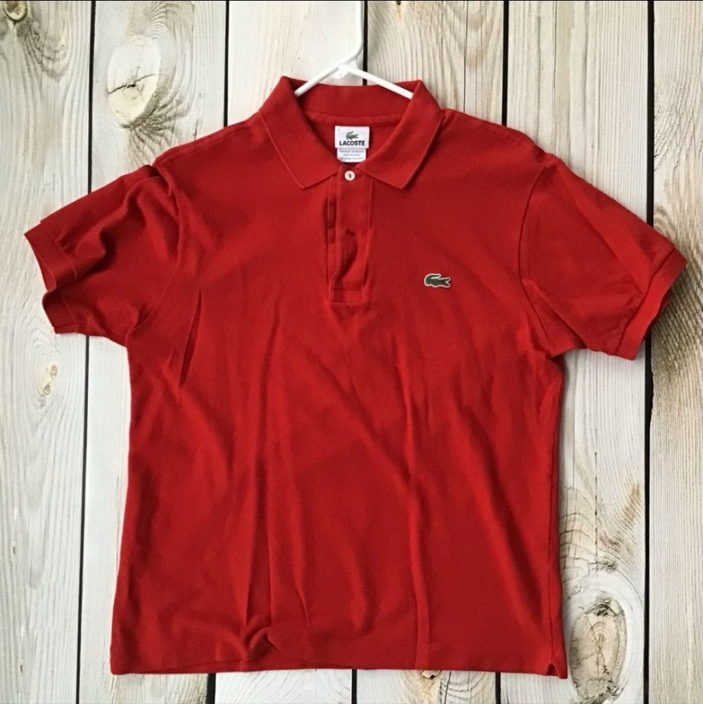 Lacoste Red Polo, Small size.